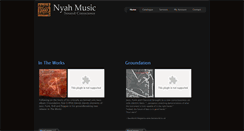 Desktop Screenshot of nyahmusic.com